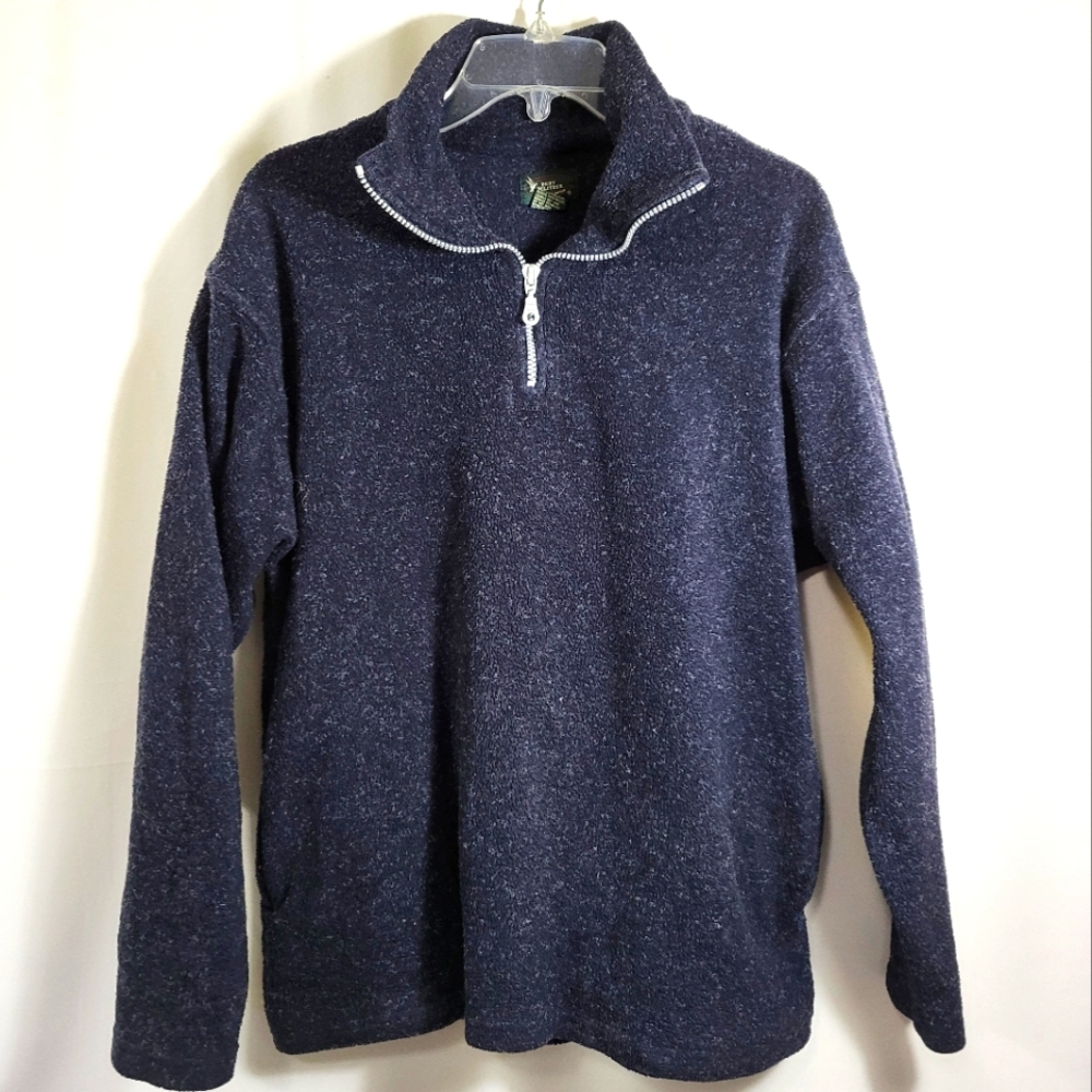 Bert Pulitzer black with gray flecks sweatshirt women's L   #1471